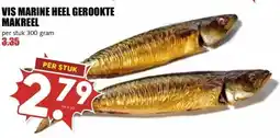 MCD Supermarkt VIS MARINE HEEL GEROOKTE MAKREEL aanbieding
