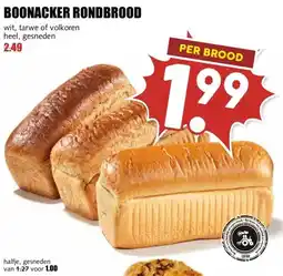 MCD Supermarkt BOONACKER RONDBROOD aanbieding