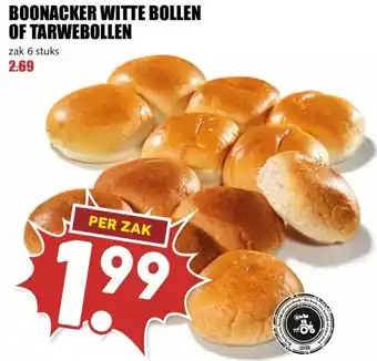 MCD Supermarkt BOONACKER WITTE BOLLEN OF TARWEBOLLEN aanbieding