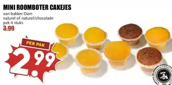 MCD Supermarkt MINI ROOMBOTER CAKEJES aanbieding