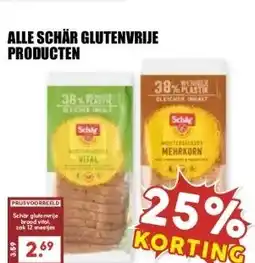 MCD Supermarkt ALLE SCHÄR GLUTENVRIJE PRODUCTEN aanbieding