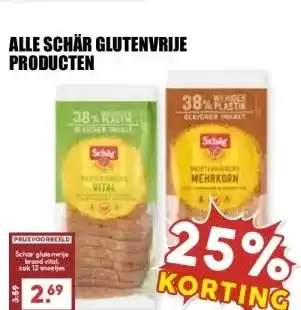 MCD Supermarkt ALLE SCHÄR GLUTENVRIJE PRODUCTEN aanbieding
