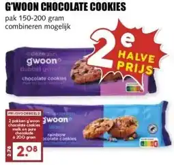 MCD Supermarkt G'WOON CHOCOLATE COOKIES aanbieding