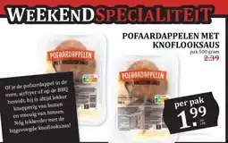 MCD Supermarkt POFAARDAPPELEN MET KNOFLOOKSAUS aanbieding