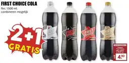 MCD Supermarkt FIRST CHOICE COLA aanbieding
