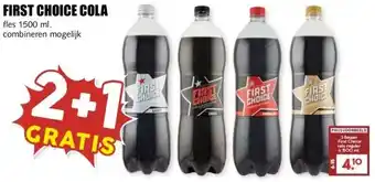 MCD Supermarkt FIRST CHOICE COLA aanbieding