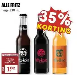 MCD Supermarkt ALLE FRITZ aanbieding