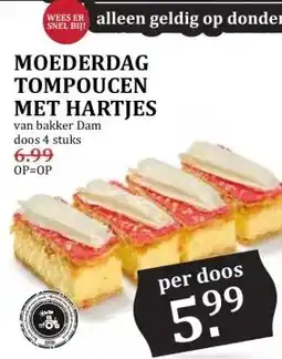 MCD Supermarkt MOEDERDAG TOMPOUCEN MET HARTJES aanbieding
