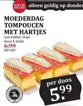 MCD Supermarkt MOEDERDAG TOMPOUCEN MET HARTJES aanbieding
