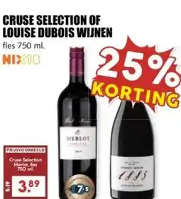 MCD Supermarkt CRUSE SELECTION OF LOUISE DUBOIS WIJNEN aanbieding