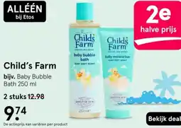 Etos Childs Farm aanbieding