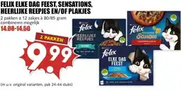 MCD Supermarkt FELIX ELKE DAG FEEST, SENSATIONS, HEERLIJKE REEPJES EN/OF PLAKJES aanbieding