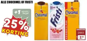 MCD Supermarkt ALLE CHOCOMEL OF FRISTI aanbieding