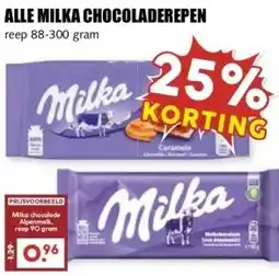 MCD Supermarkt ALLE MILKA CHOCOLADEREPEN aanbieding
