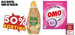 MCD Supermarkt ALLE BIOTEX, OMO OF ROBIJN aanbieding