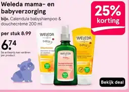 Etos Weleda mama en babyverzorging aanbieding