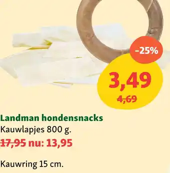 Maxi Zoo Landman hondensnacks aanbieding