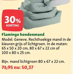 Maxi Zoo Flamingo hondenmand aanbieding