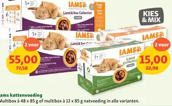 Maxi Zoo lams kattenvoeding aanbieding