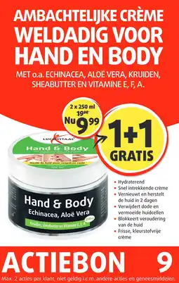 Lucovitaal HAND EN BODY aanbieding