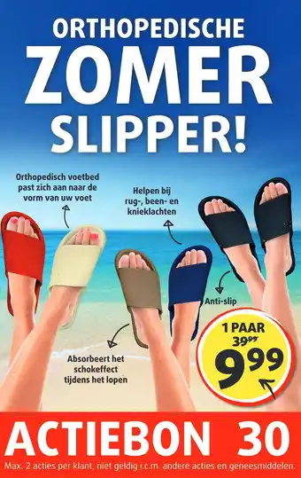 Lucovitaal ORTHOPEDISCHE ZOMER SLIPPER! aanbieding