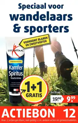 Lucovitaal Kamfer Spiritus Voetcrème aanbieding