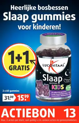Lucovitaal Slaap gummies aanbieding