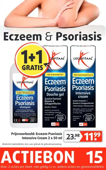 Lucovitaal Eczeem & Psoriasis aanbieding