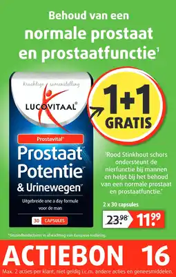 Lucovitaal Prostaat Potentie & Urinewegen aanbieding