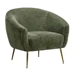 Leen Bakker Fauteuil Rosaly - groen aanbieding