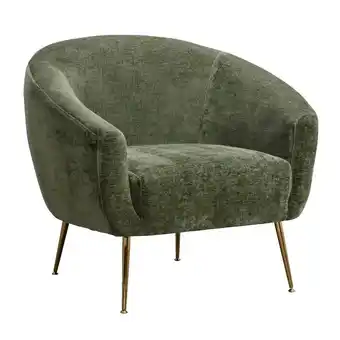 Leen Bakker Fauteuil Rosaly - groen aanbieding