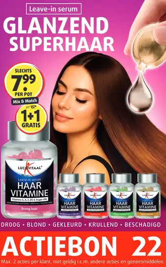 Lucovitaal GLANZEND SUPERHAAR aanbieding