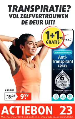 Lucovitaal Anti- Transpirant spray aanbieding