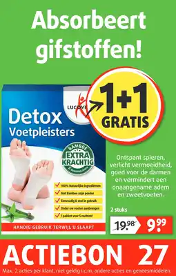 Lucovitaal Detox Voetpleisters aanbieding