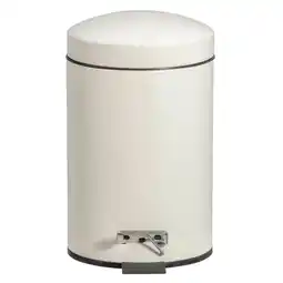 Leen Bakker Pedaalemmer Pedro 3l - beige - 27,5xØ16,8 cm aanbieding