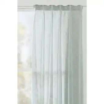 Leen Bakker Gordijn Viola - grijsgroen - 140x280 cm (1 stuk) aanbieding