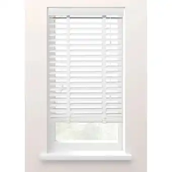 Leen Bakker Fenstr jaloezie hout 50 mm wit - 60x130 cm aanbieding
