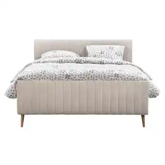 Leen Bakker Bed Lieke - ecru - 140x200 cm aanbieding