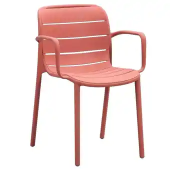 Leen Bakker Stapelstoel Nice - kunststof/terracotta aanbieding