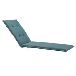 Leen Bakker Le Sud ligbedkussen Brest - petrol - 190x60x6 cm aanbieding