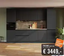Keukendepot FRESNO Zwart mat aanbieding