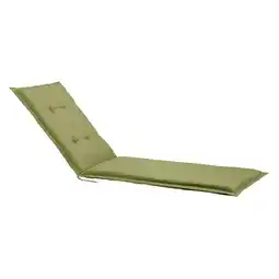 Leen Bakker Ligbedkussen Brest - lichtgroen - 190x60x6 cm aanbieding