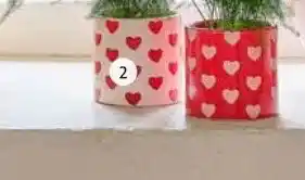Intratuin Pot hartjes. Aardewerk, lichtroze of rood, exclusief plant. Ø 14 cm, hoogte 14 cm. aanbieding
