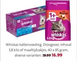 Intratuin Whiskas kattenvoeding. aanbieding