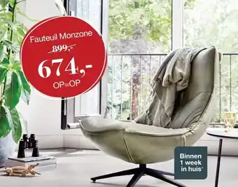 IN.HOUSE Fauteuil Monzone aanbieding
