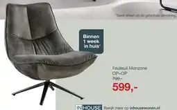 IN.HOUSE Fauteuil Monzone aanbieding