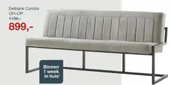 IN.HOUSE Eetbank Contiro aanbieding