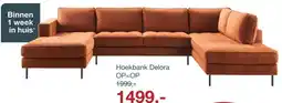 IN.HOUSE Hoekbank Delora aanbieding