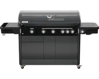 Hornbach TENNEKER Gasbarbecue Halo TG5-U 5-brander met zij- en achterbrander aanbieding