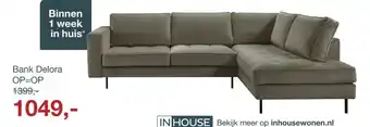 IN.HOUSE Bank Delora aanbieding